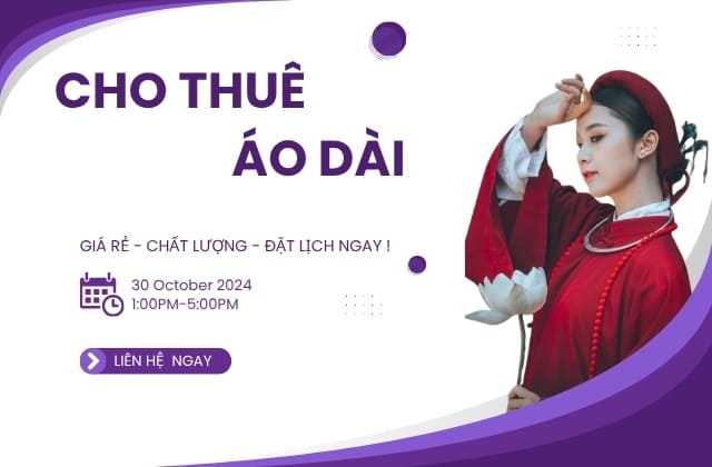 Cho Thuê Áo Dài Đẹp – Đa Dạng Kiểu Dáng, Giá Cực Tốt