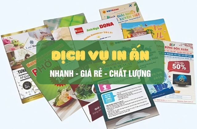 In ấn nhanh - Giải pháp cho các chiến dịch gấp