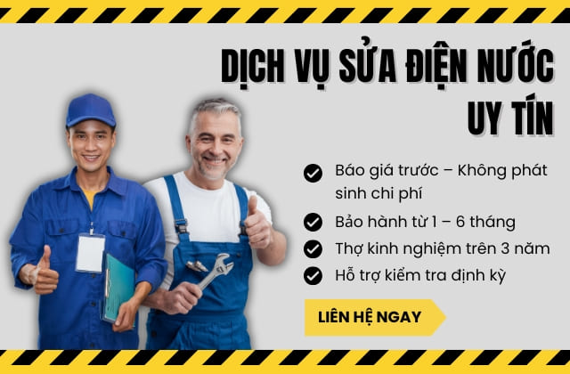 Khắc phục mọi sự cố điện nước nhanh chóng
