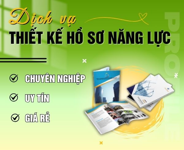 Công ty thiết kế hồ sơ năng lực Bắc Ninh