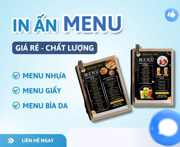 Công ty in menu Lâm Đồng chuyên nghiệp