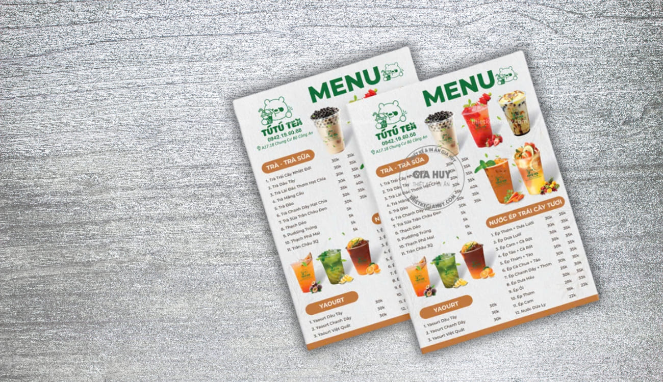 In menu Cà Mau giá rẻ